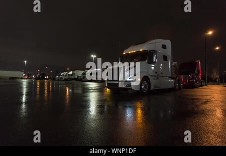 Lkw-teile, Volvo Peterbilt Stockfoto