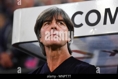 Bundescoach Joachim Jogi Löw (Deutschland). GES/fussball/EURO-Qualifikation: Deutschland - Niederlande, 06.09.2019 Fußball: Europäische Qualifier: Deutschland vs Holland, Hamburg, September 6, 2019 | Verwendung weltweit Stockfoto