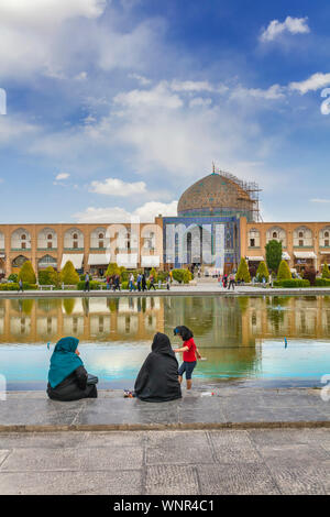 Sheikh Lotfollah Moschee, Naghsh-e Jahan Square, Isfahan, Provinz Isfahan, Iran Stockfoto