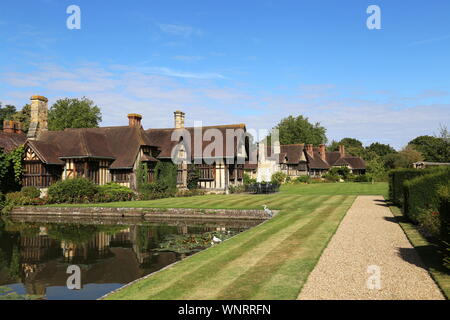 Astor-flügel, Hever Castle, Hever, Edenbridge, Kent, England, Großbritannien, USA, UK, Europa Stockfoto