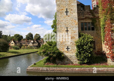 Astor-flügel, Hever Castle, Hever, Edenbridge, Kent, England, Großbritannien, USA, UK, Europa Stockfoto