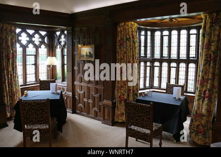 Astor-flügel Frühstücksraum, Hever Castle, Hever, Edenbridge, Kent, England, Großbritannien, USA, UK, Europa Stockfoto