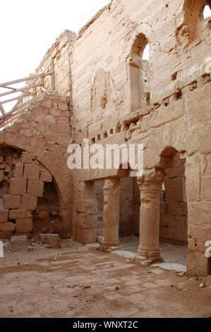 Die Altstadt von Sergiopolis Stockfoto