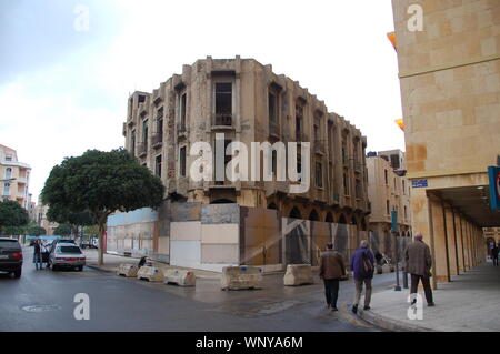 Gebäude in Beirut Stockfoto