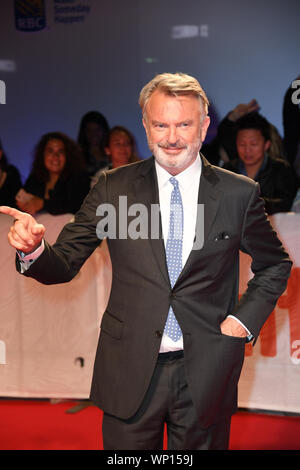 Toronto, Ontario, Kanada. 6. Sep 2019. SAM NEILL besucht 'Blackbird' Premiere während der 2019 Toronto International Film Festival in der Roy Thomson Hall am 6. September 2019 in Toronto, Kanada Quelle: Igor Vidyashev/ZUMA Draht/Alamy leben Nachrichten Stockfoto