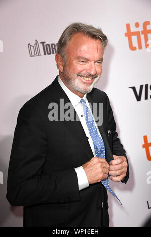 Toronto, Ontario, Kanada. 6. Sep 2019. SAM NEILL besucht 'Blackbird' Premiere während der 2019 Toronto International Film Festival in der Roy Thomson Hall am 6. September 2019 in Toronto, Kanada Quelle: Igor Vidyashev/ZUMA Draht/Alamy leben Nachrichten Stockfoto