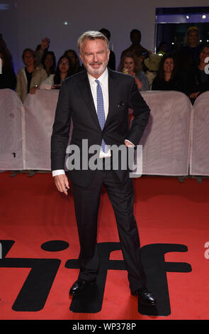 Toronto, Kanada. 06 Sep, 2019. TORONTO, ONTARIO - SEPTEMBER 06: Sam Neill besucht die 'Blackbird' Premiere während der 2019 Toronto International Film Festival in der Roy Thomson Hall am September 06, 2019 in Toronto, Kanada. Foto: imageSPACE/MediaPunch Credit: MediaPunch Inc/Alamy leben Nachrichten Stockfoto