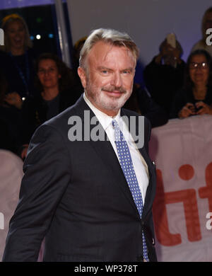 Toronto, Kanada. 06 Sep, 2019. TORONTO, ONTARIO - SEPTEMBER 06: Sam Neill besucht die 'Blackbird' Premiere während der 2019 Toronto International Film Festival in der Roy Thomson Hall am September 06, 2019 in Toronto, Kanada. Foto: imageSPACE/MediaPunch Credit: MediaPunch Inc/Alamy leben Nachrichten Stockfoto