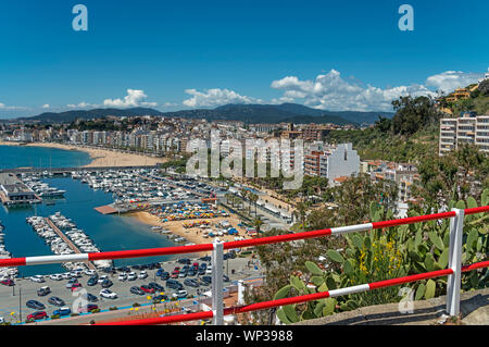 MARINA PORT BLANES COSTA BRAVA GERONA KATALONIEN SPANIEN Stockfoto