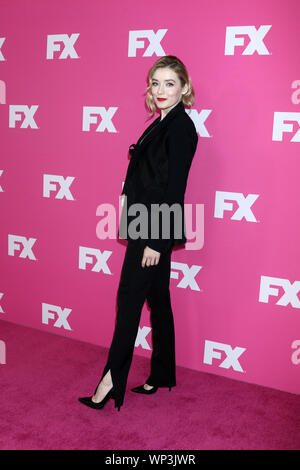 FX Networks Starwalk im Sommer 2019 TCA im Beverly Hilton Hotel am 6. August 2019 in Beverly Hills, CA mit: Sarah Bolger Wo: Beverely Hills, Kalifornien, USA Wann: 06 Aug 2019 Quelle: Nicky Nelson/WENN.com Stockfoto