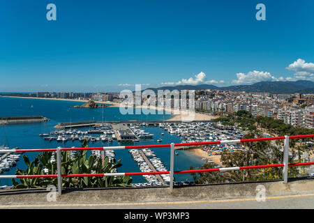 MARINA PORT BLANES COSTA BRAVA GERONA KATALONIEN SPANIEN Stockfoto