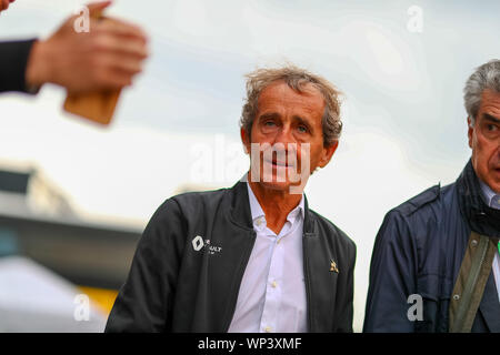 ALAIN PROST GP Italien, Monza 5-8 SEPTEMBER 2019 beim Grand Prix von Italien 2019 Heineken - Freitag - Freies Training 1 und 2, Monza (MB), Italien, 07 Se Stockfoto
