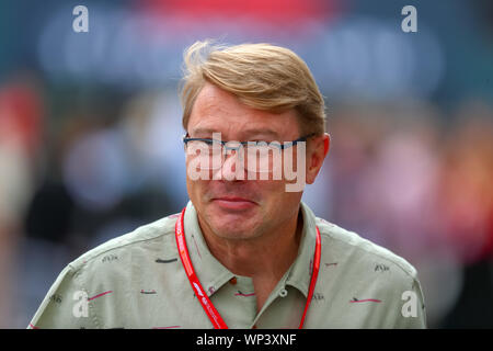 MIKA HAKKINEN GP Italien, Monza 5-8 SEPTEMBER 2019 beim Grand Prix von Italien 2019 Heineken - Freitag - Freies Training 1 und 2, Monza (MB), Italien, 07. Stockfoto
