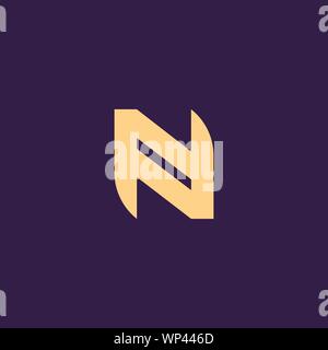 Kreative Innovative Initial logo NN N. minimalen Luxus Monogramm. Professionelles Design. Premium Business Schriftbild. Alphabet Symbol. Stock Vektor