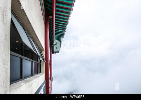 Ansicht der Chin Swee Höhlen, Tempel, der den taoistischen Tempel in Genting Highlands, Pahang, Malaysia Stockfoto