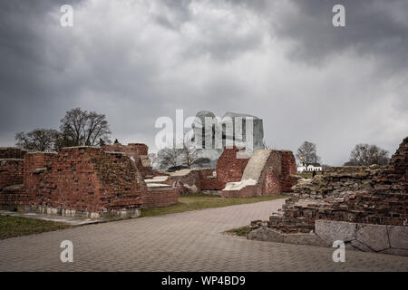 Unknown Soldier Monument der Festung BREST, Brest, Belarus Stockfoto