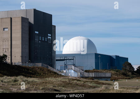 Kernkraftwerk Sizewell in Suffolk entfernt Stockfoto