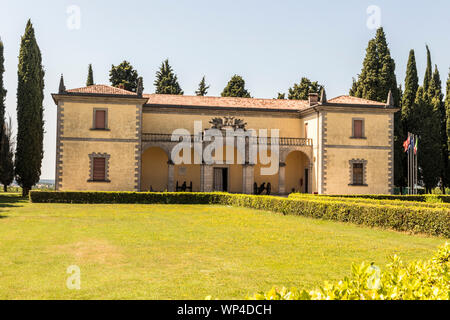 San Martino della Battaglia, Italien. Das Museum der Schlacht von Solferino zu Vittorio Emanuele II. Stockfoto