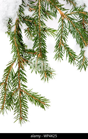 Winter Hintergrund über ein Thema von Weihnachten und Neues Jahr Stockfoto