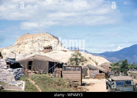 Vietnam-Krieg/Vietnam Krieg - USMC United States Marine Corps 1st Bataillon Whiskey Batterie Da Nang Stockfoto