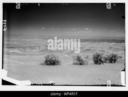 Jordan Valley, dem Toten Meer und Transjordanien. Infra-rot Foto vom Mt. der Oliven Stockfoto