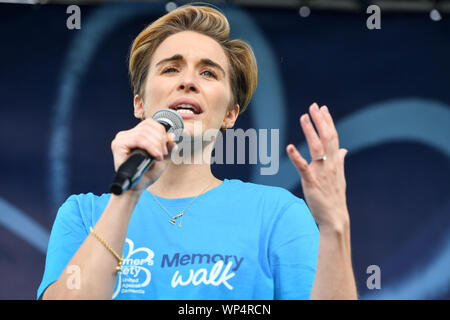 Vicky McClure beim Nottingham Memory Walk der Alzheimer's Society. Stockfoto