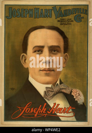 Joseph Hart Vaudeville Co. direkt von Weber & Felder Music Hall, New York City. Stockfoto