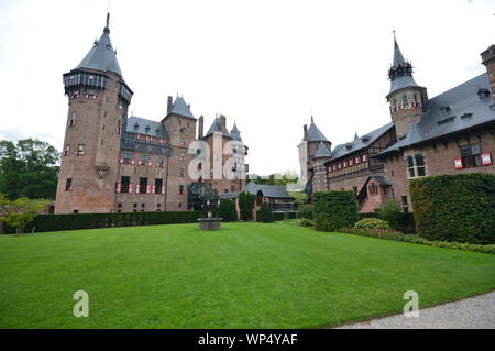 Das Haar Schloss in Haaruilens, die Niederlande Stockfoto