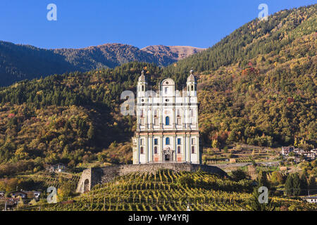 Casa Santa von tresivio-religiösen Kirche in Valtellina Stockfoto