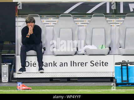 Hamburg, Deutschland. 06 Sep, 2019. DFB-headcoach Joachim Jogi Löw, Löw, DEUTSCHLAND - NIEDERLANDE 2-4 Fußball Euro 2021 Qualifikation Saison 2019/2020, EM-Qualifikation Gruppe C Hamburg, Deutschland, September 06, 2019. © Peter Schatz/Alamy leben Nachrichten Stockfoto