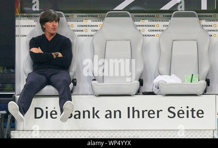 Hamburg, Deutschland. 06 Sep, 2019. DFB-headcoach Joachim Jogi Löw, Löw, DEUTSCHLAND - NIEDERLANDE 2-4 Fußball Euro 2021 Qualifikation Saison 2019/2020, EM-Qualifikation Gruppe C Hamburg, Deutschland, September 06, 2019. © Peter Schatz/Alamy leben Nachrichten Stockfoto