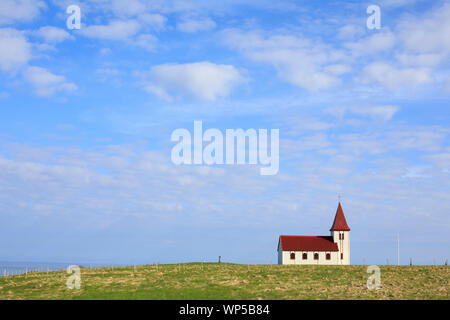 Kirche in Hellnar, Island Stockfoto