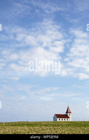 Kirche in Hellnar, Island Stockfoto