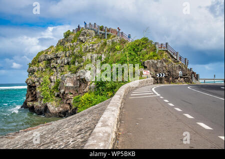 Captain Matthew Flinders Denkmal in Mauritius. Stockfoto