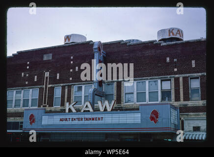 Kaw Theater (1931), Washington Street, Junction City, Kansas Stockfoto