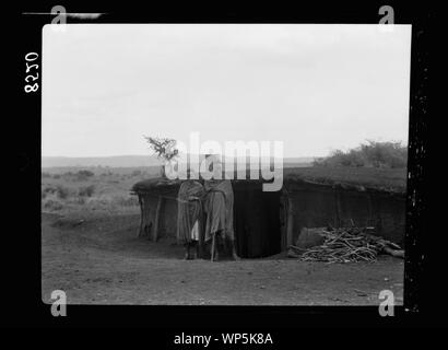 Kenia Kolonie. Namanga, südlichen Game Reserve. Halb unterirdischen Bewohner Stockfoto