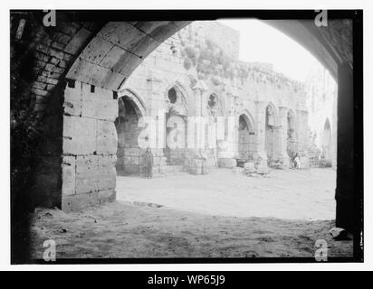 Krak de Chevalier, Karr-el-Husn Stockfoto