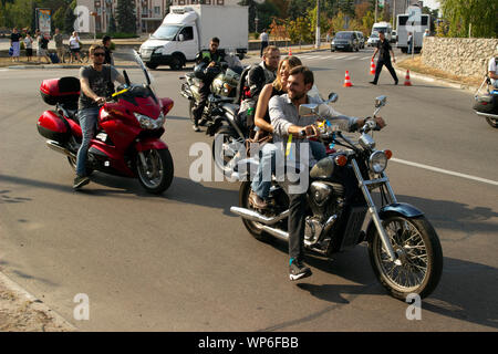 Stadt Tag Festival in Ukrainka, Obukhov Bezirk, Kiew Region. Land Ukraine. Datum: Shooting am 07 September (2019). Stockfoto