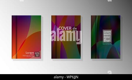 Vektor Sammlung von Buch Hintergründe für Broschüren, Prospekte, Faltblätter, Poster vorlagen. Abbildung: eps vektor design 10. Stock Vektor