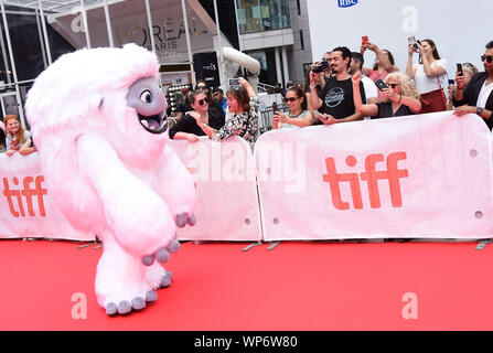 TORONTO, ONTARIO - 07 September: Everest besucht die "ABSCHEULICHEN" Premiere während der 2019 Toronto International Film Festival in der Roy Thomson Hall am 07 September, 2019 in Toronto, Kanada. Foto: imageSPACE/MediaPunch Stockfoto