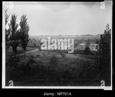 Lakeside Ranch den Obstgarten und Garten. Stockfoto