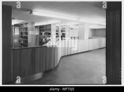 Lamont Library, Harvard University, Cambridge, Massachusetts. Stockfoto