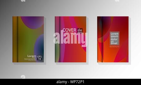 Vektor Sammlung von Buch Hintergründe für Broschüren, Prospekte, Faltblätter, Poster vorlagen. Abbildung: eps vektor design 10. Stock Vektor