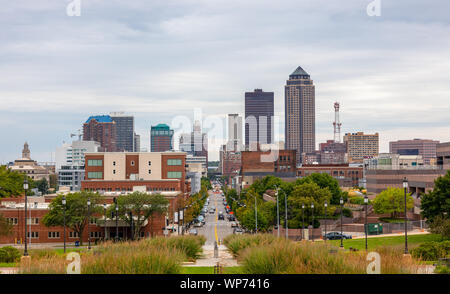 Des Moines, der Hauptstadt des Bundesstaates Iowa, Vereinigte Staaten von Amerika Stockfoto