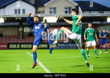 September 2nd, 2019, Cork, Irland - Liga Irlands Premier Division übereinstimmen: Cork City FC vs FC Waterford Stockfoto