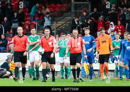 September 2nd, 2019, Cork, Irland - Liga Irlands Premier Division übereinstimmen: Cork City FC vs FC Waterford Stockfoto