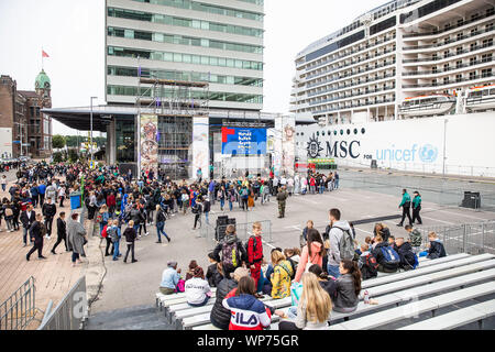 ROTTERDAM, Niederlande. 06 Sep, 2019. Wereldhavendagen 2019, Eröffnung der Wereldhavendagen Credit: Pro Schüsse/Alamy leben Nachrichten Stockfoto