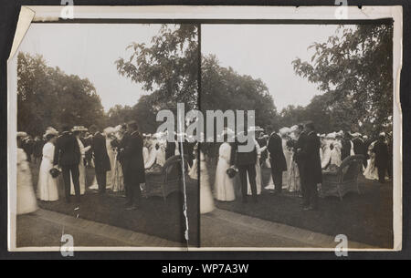 Rasen Party im Weißen Haus - Präsident und Frau Roosevelt empfangen - Washington, D.C. Stockfoto