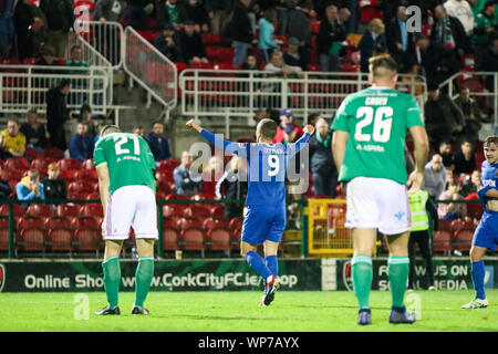 September 2nd, 2019, Cork, Irland - Liga Irlands Premier Division übereinstimmen: Cork City FC vs FC Waterford Stockfoto