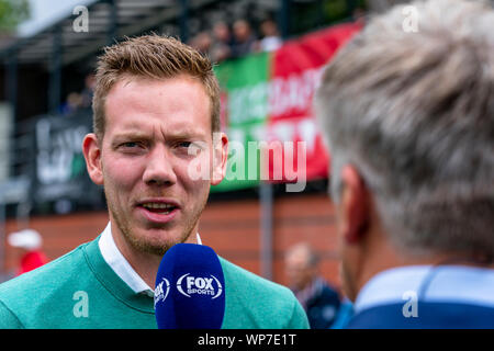 HENDRIK Ido Ambacht, Niederlande. 07 Sep, 2019. Fußball, Niederländische tweede divisie, Saison 2019-2020, während dem Spiel ASWH - Scheveningen, Kredit: Pro Schüsse/Alamy leben Nachrichten Stockfoto